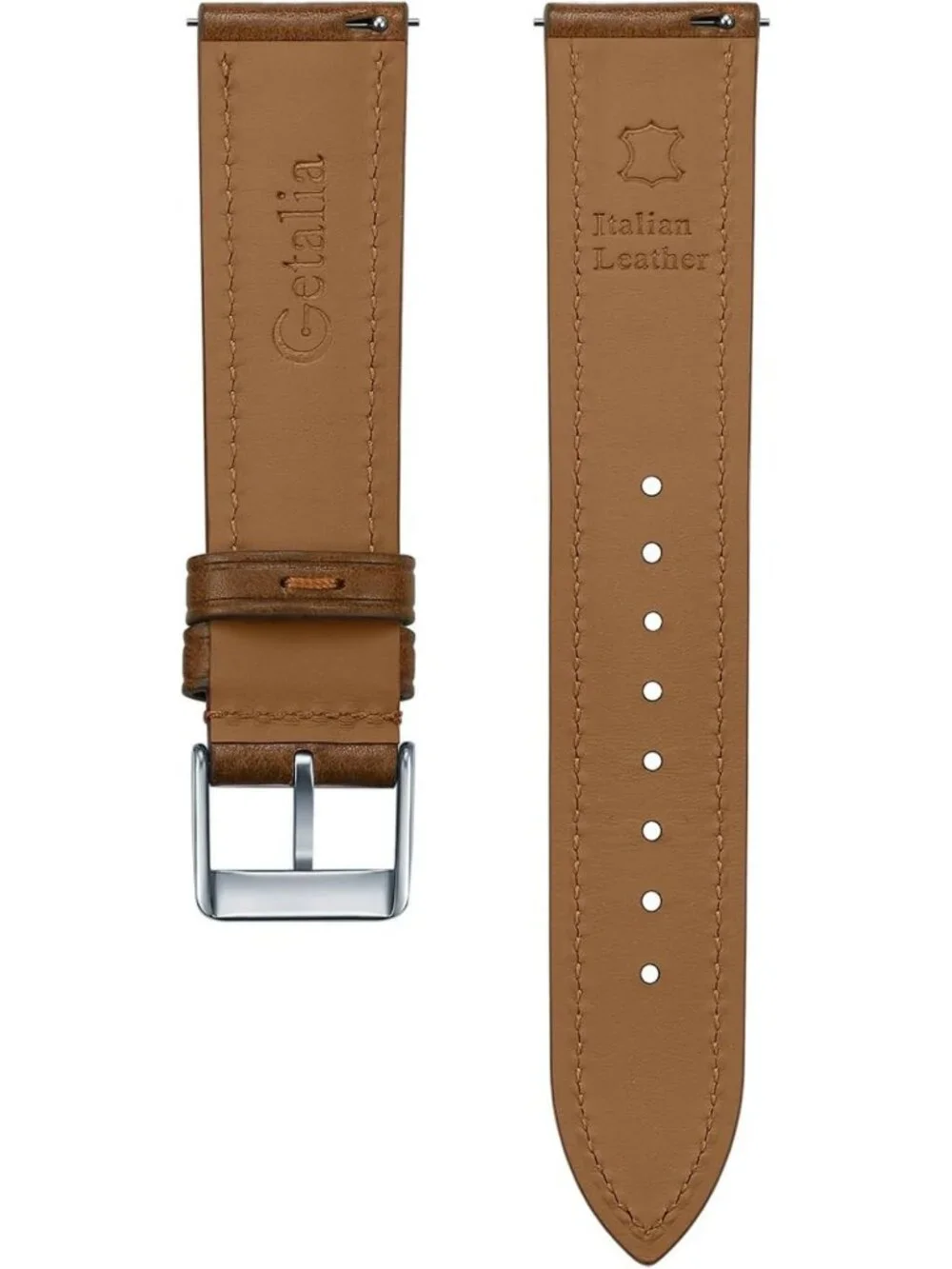Genuine Leather Watch Band - Vegetable-Tanned, Quick Release, 18mm-22mm, Soft